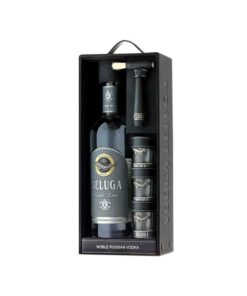 Vodka Beluga Gold Line – Hộp da 3 ly